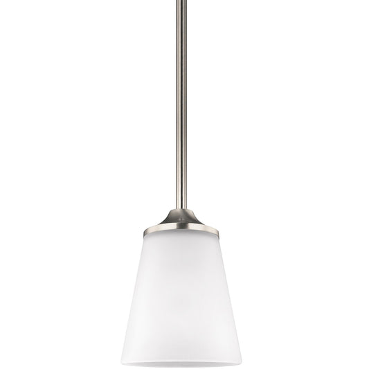 Hanford One Light Mini-Pendant in Brushed Nickel