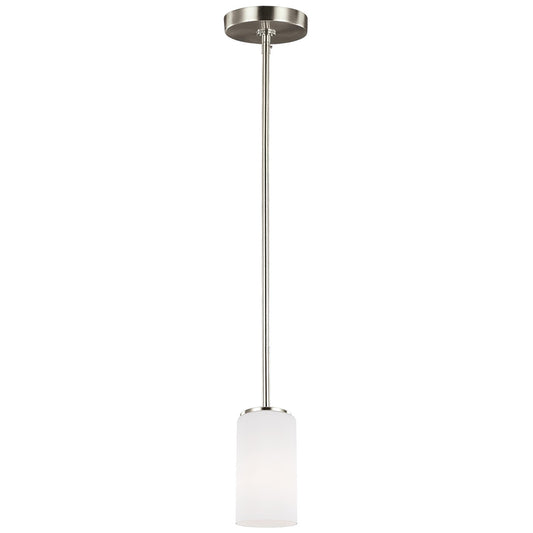 Alturas One Light Mini-Pendant in Brushed Nickel