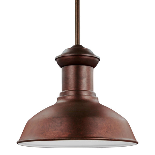 Fredricksburg One Light Outdoor Pendant in Weathered Copper
