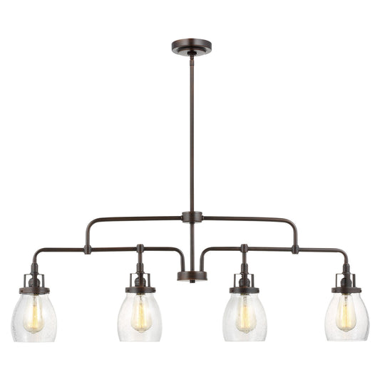 Generation Lighting - 6614504-710 - Four Light Island Pendant - Belton - Bronze