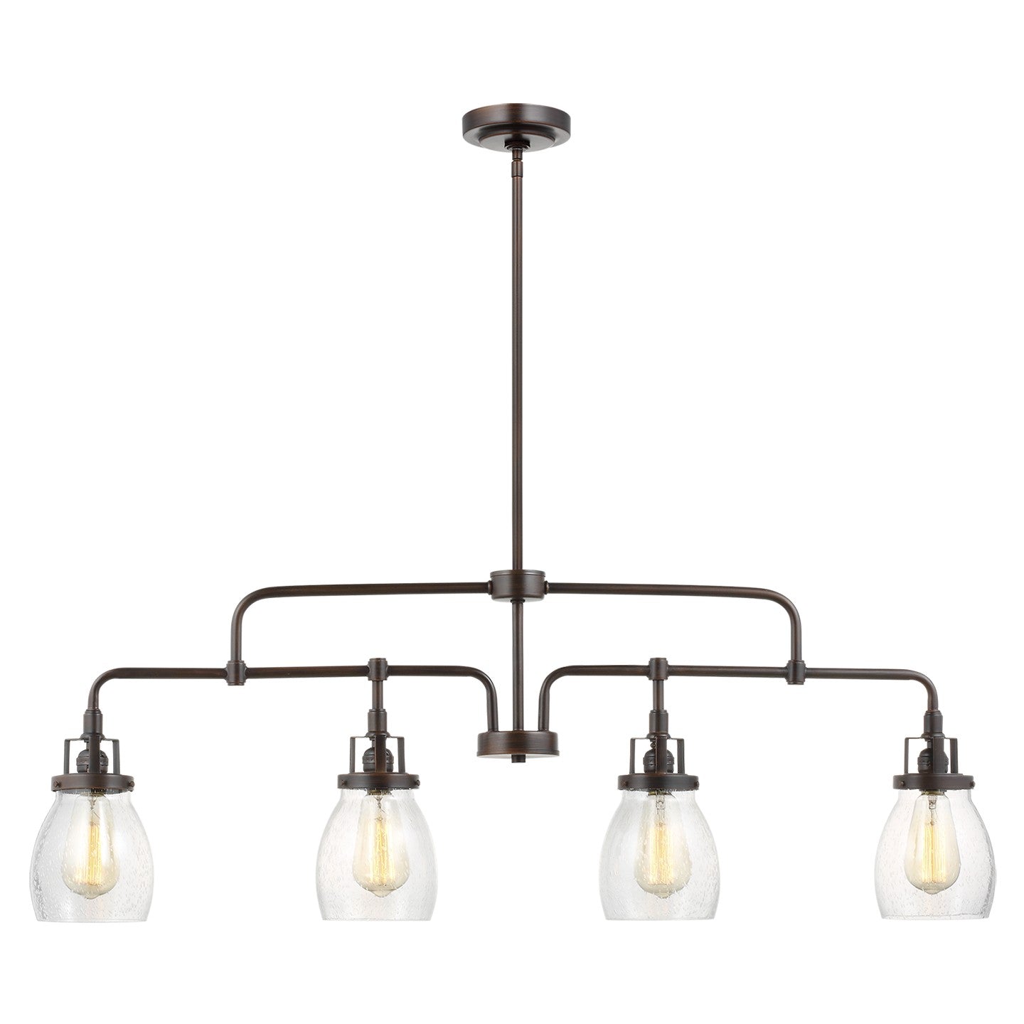 Belton Four Light Island Pendant in Bronze