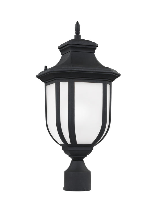 Childress One Light Outdoor Post Lantern in Black