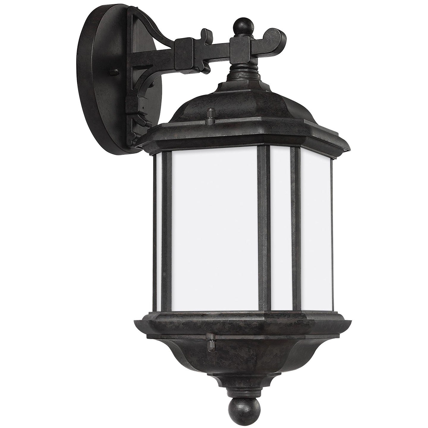 Kent One Light Outdoor Wall Lantern in Oxford Bronze