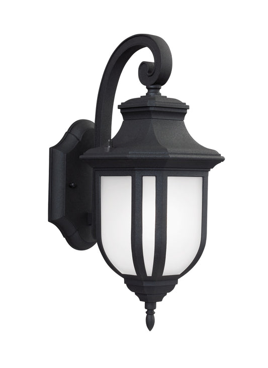 Generation Lighting - 8636301-12 - One Light Outdoor Wall Lantern - Childress - Black