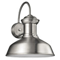 Generation Lighting - 8647701-04 - One Light Outdoor Wall Lantern - Fredricksburg - Satin Aluminum