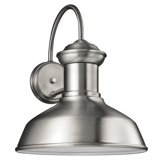 Fredricksburg One Light Outdoor Wall Lantern in Satin Aluminum