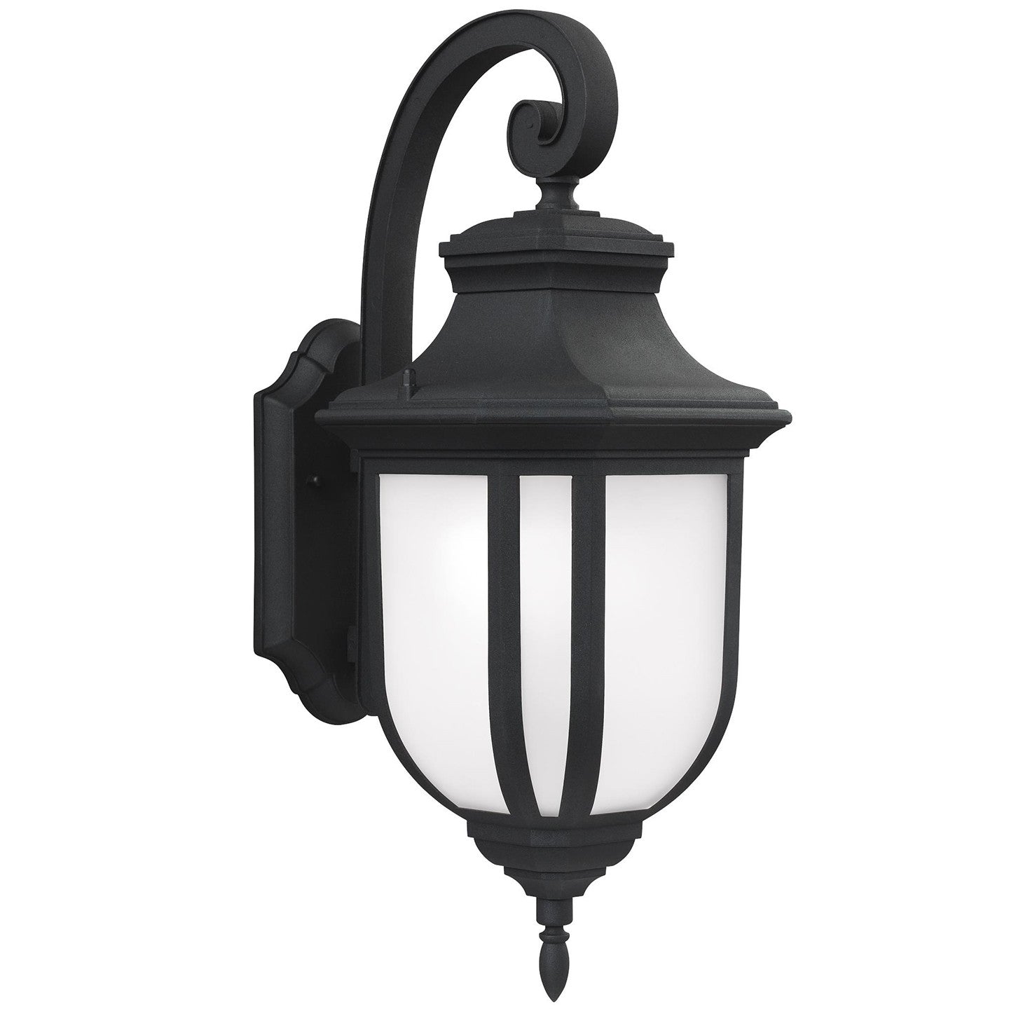 Childress One Light Outdoor Wall Lantern in Black