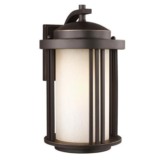 Generation Lighting - 8747901-71 - One Light Outdoor Wall Lantern - Crowell - Antique Bronze