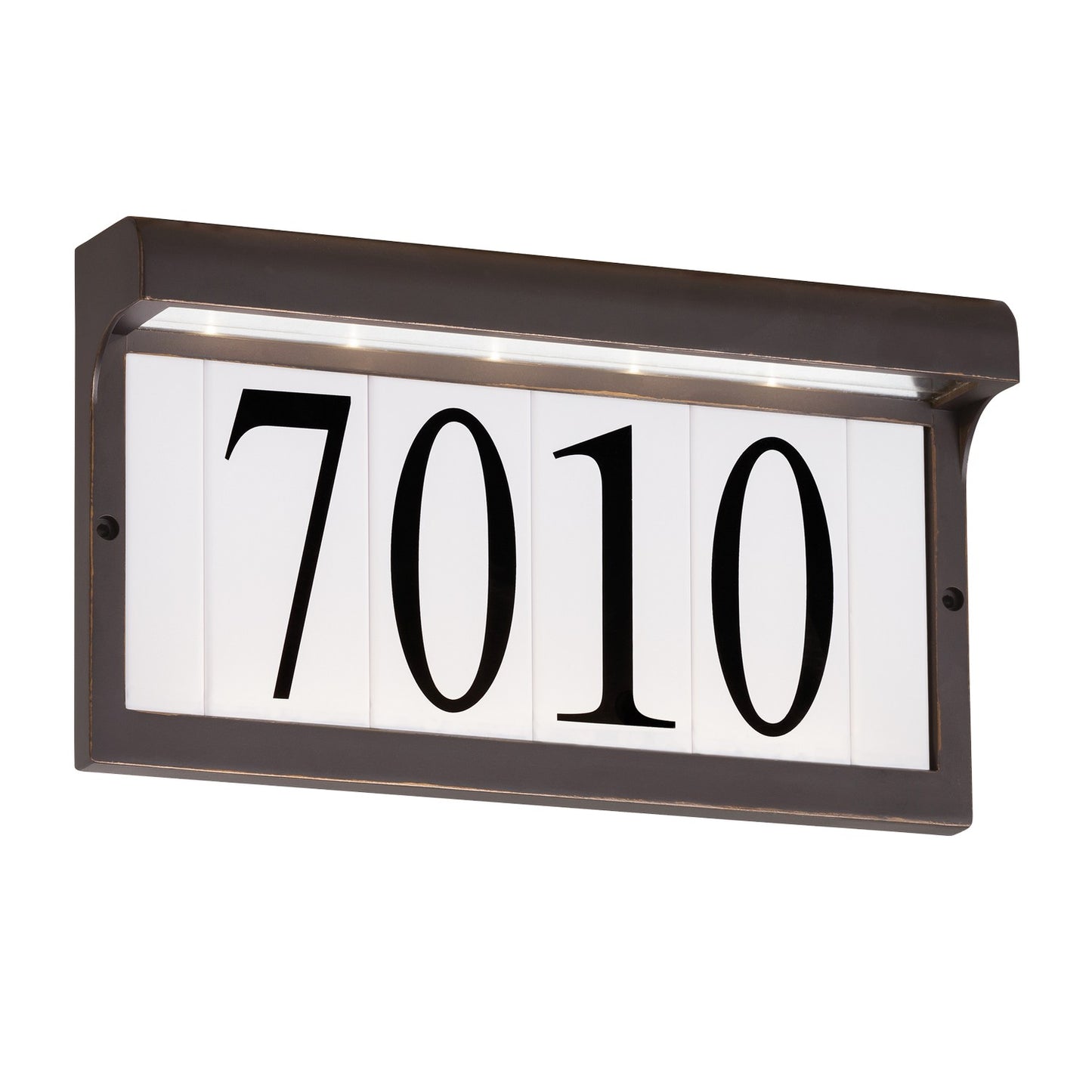 LED Address Light LED Address Light in Antique Bronze