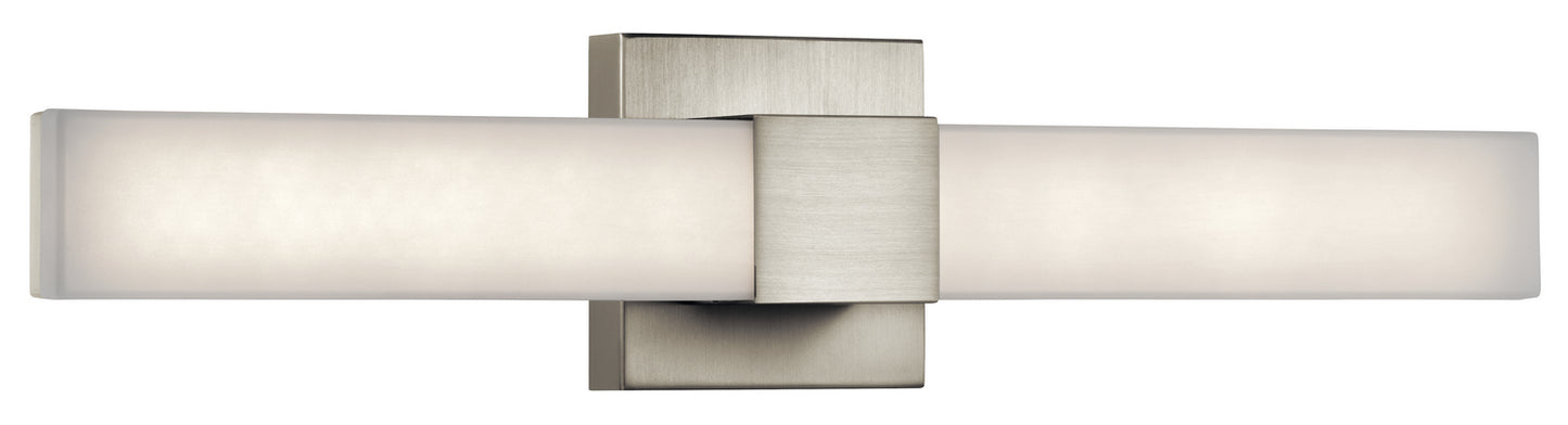 Neltev LED Linear Bath in Satin Nickel