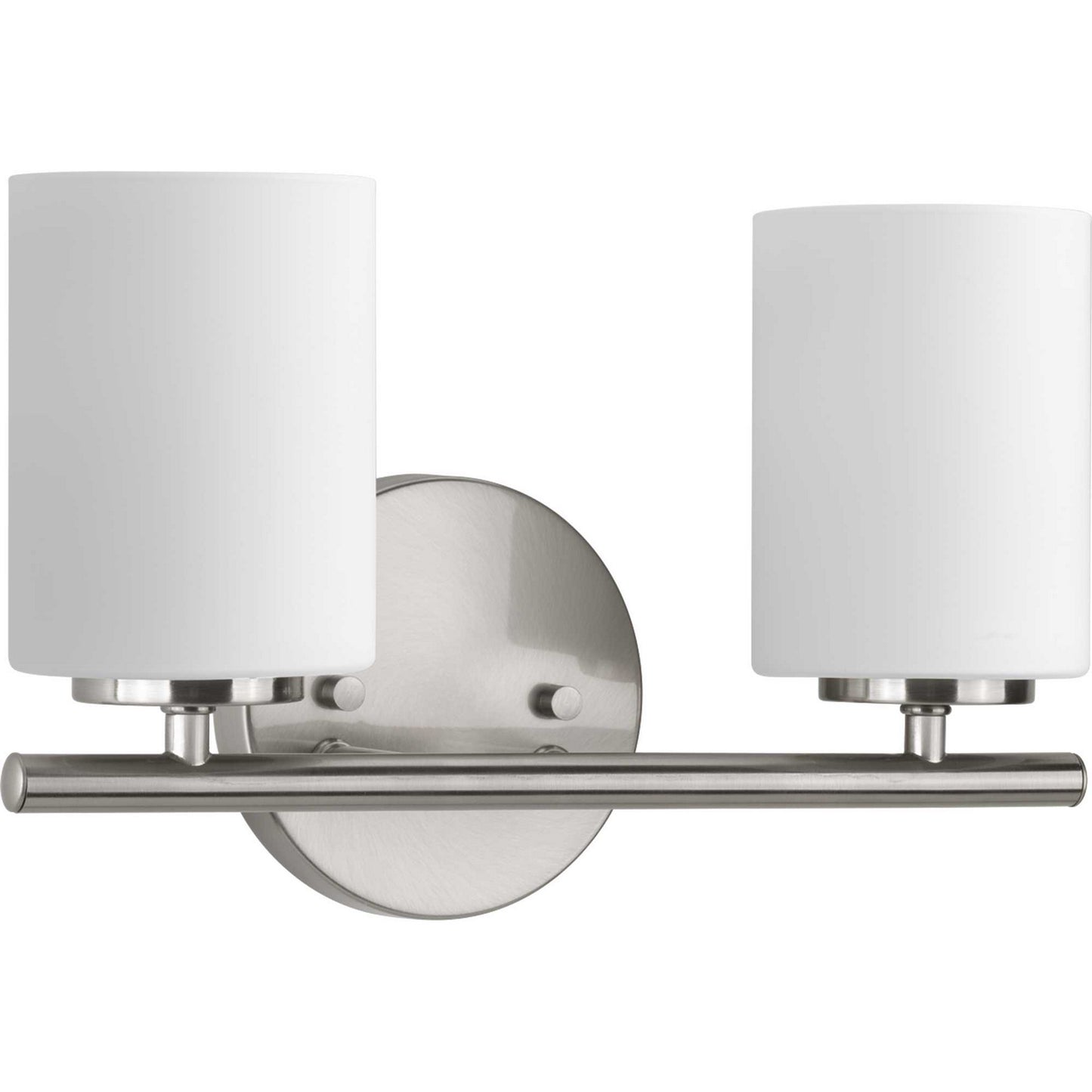 Replay Two Light Bath Bracket in Brushed Nickel
