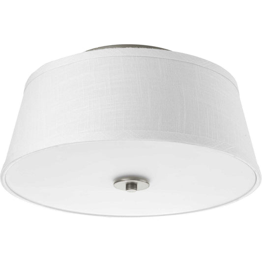 Arden Two Light Flush Mount in Brushed Nickel
