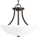 Progress Lighting - P3748-20 - Two Light Semi-Flush Convertible - Gather - Antique Bronze