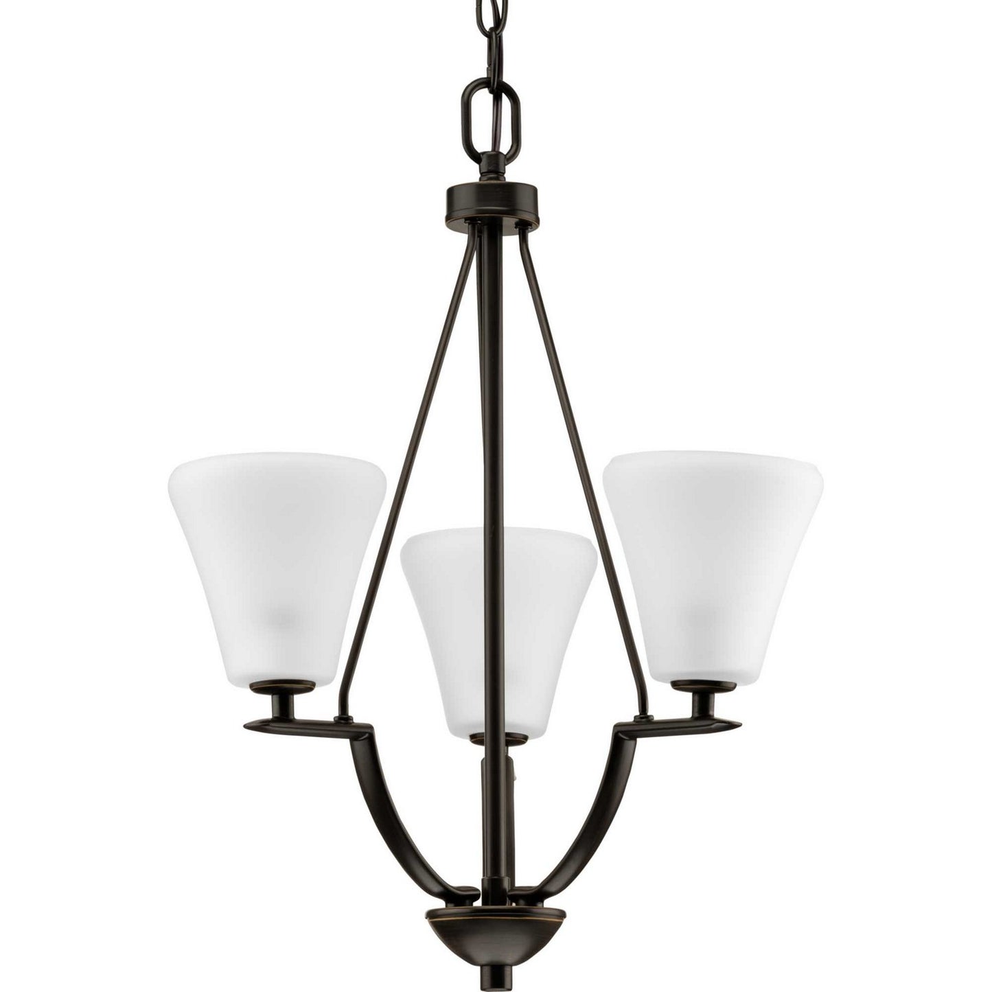 Progress Lighting - P3821-20W - Three Light Foyer Pendant - Bravo - Antique Bronze