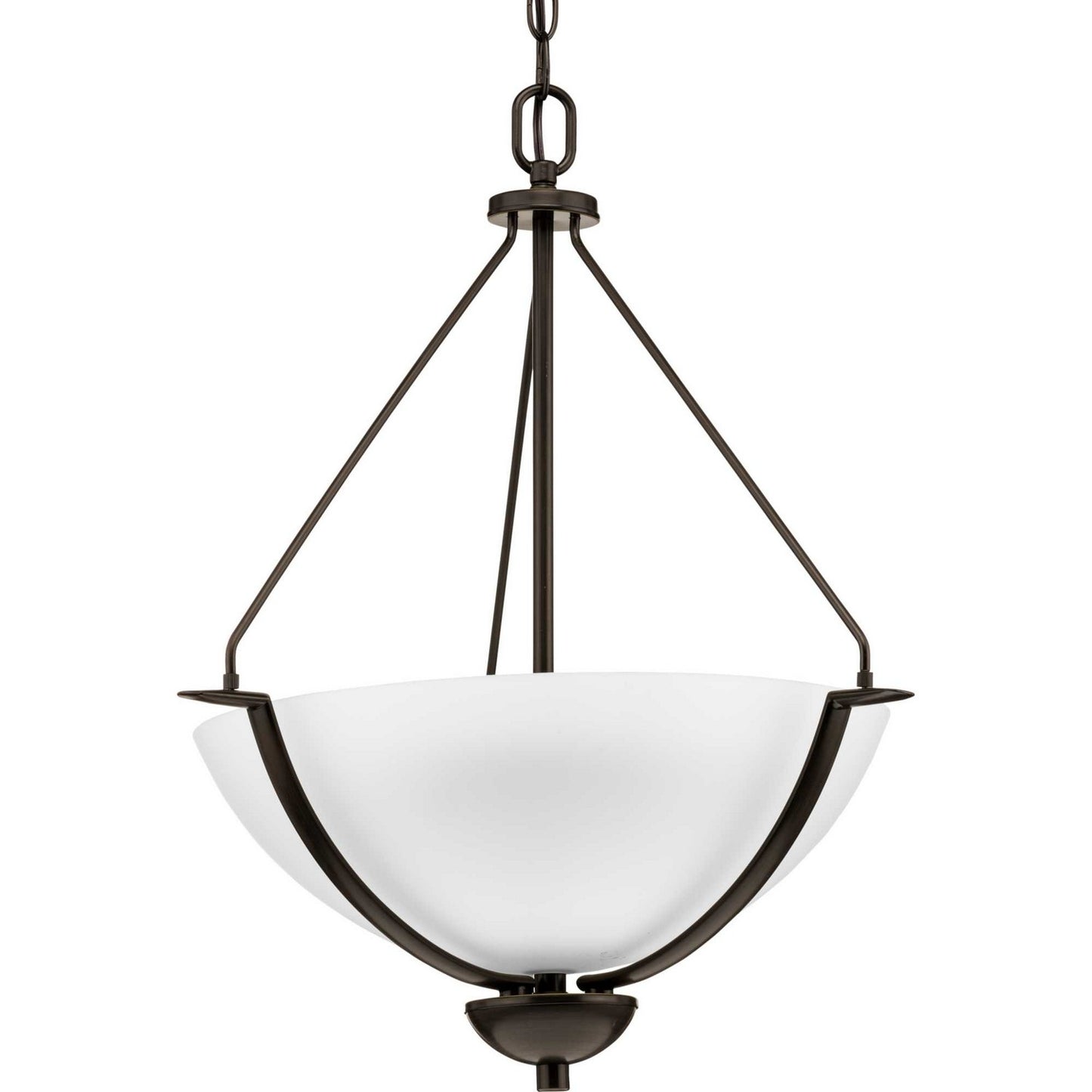 Bravo Three Light Pendant in Antique Bronze