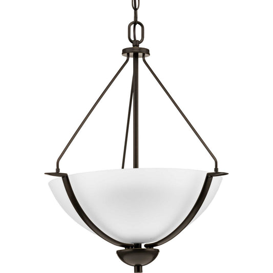 Bravo Three Light Pendant in Antique Bronze