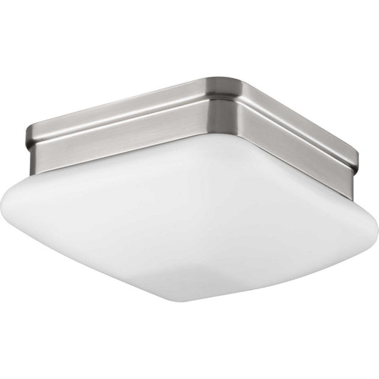 Appeal - Opal One Light Flush Mount in Brushed Nickel