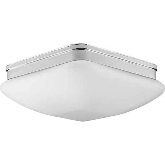 Appeal - Opal Three Light Flush Mount in Polished Chrome