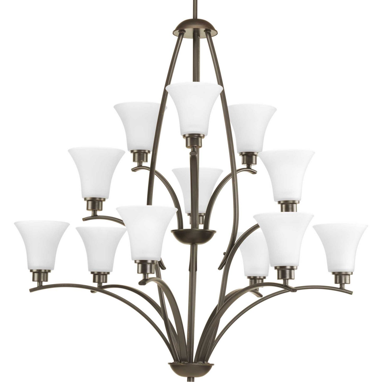 Joy 12 Light Chandelier in Antique Bronze