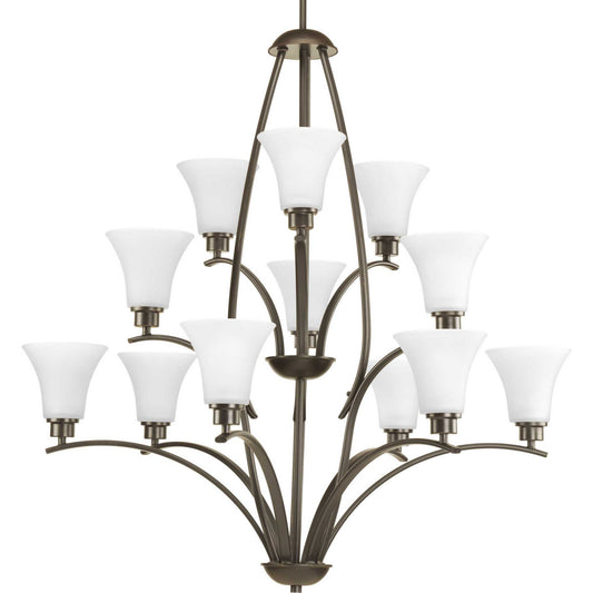 Joy 12 Light Chandelier in Antique Bronze