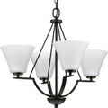 Progress Lighting - P4622-20W - Four Light Chandelier - Bravo - Antique Bronze