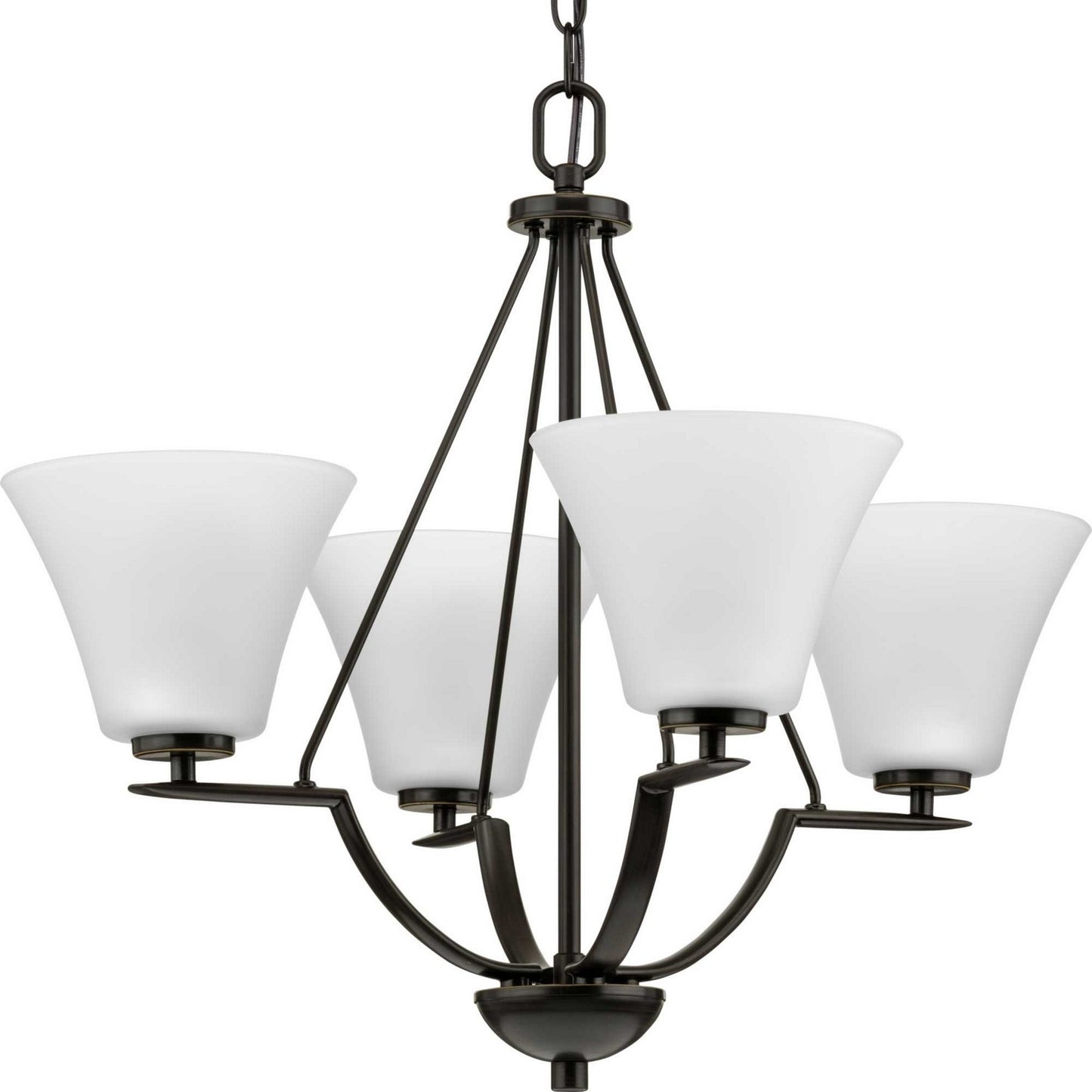 Progress Lighting - P4622-20W - Four Light Chandelier - Bravo - Antique Bronze