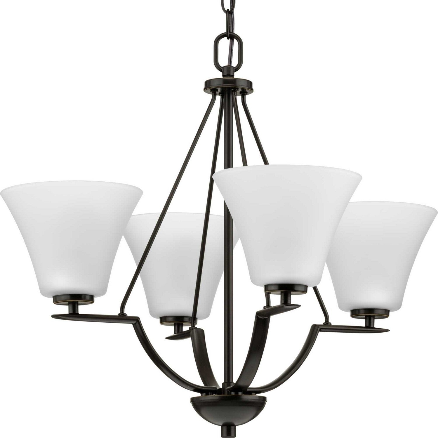 Progress Lighting - P4622-20W - Four Light Chandelier - Bravo - Antique Bronze