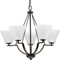 Progress Lighting - P4623-20W - Five Light Chandelier - Bravo - Antique Bronze
