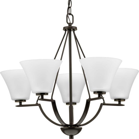 Bravo Five Light Chandelier in Antique Bronze