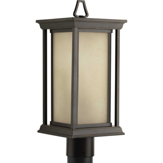 Endicott One Light Post Lantern in Antique Bronze