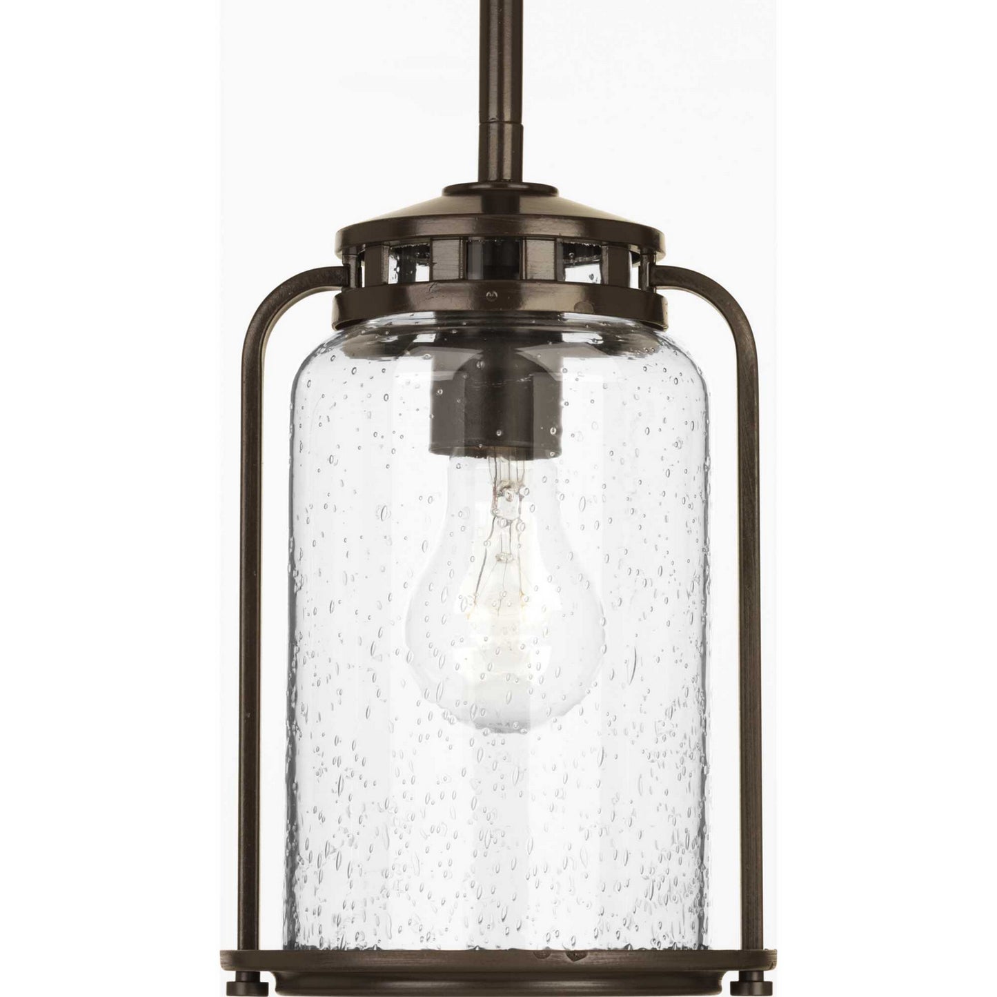 Botta One Light Hanging Lantern in Antique Bronze