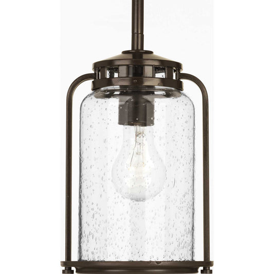 Botta One Light Hanging Lantern in Antique Bronze