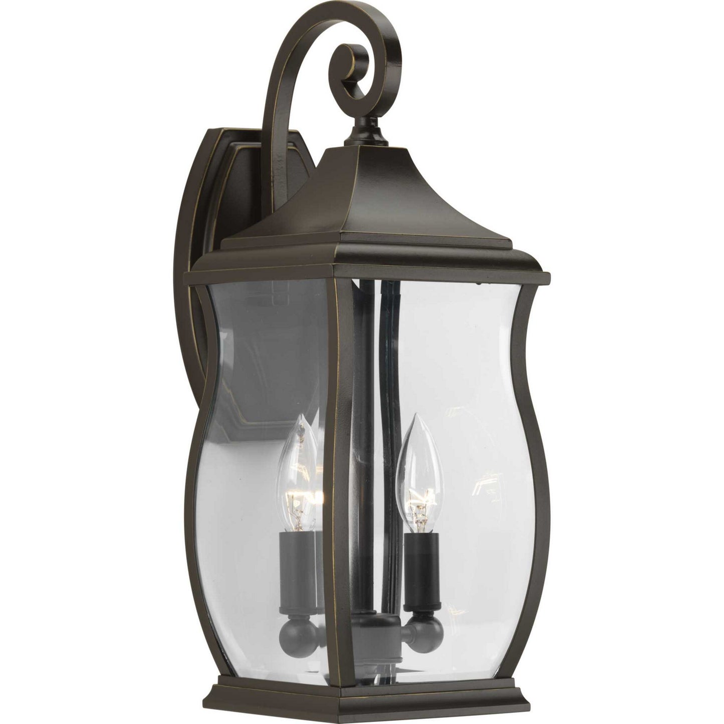 Township Two Light Wall Lantern in Oil Rubbed Bronze
