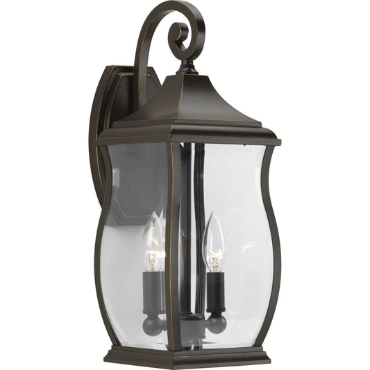 Township Two Light Wall Lantern in Oil Rubbed Bronze
