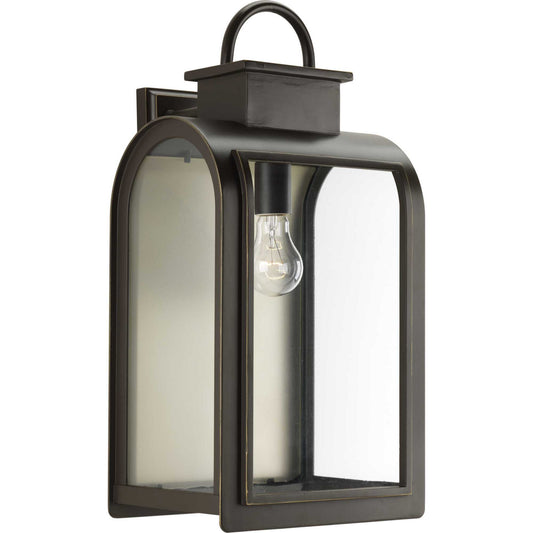 Refuge One Light Wall Lantern in Oil Rubbed Bronze
