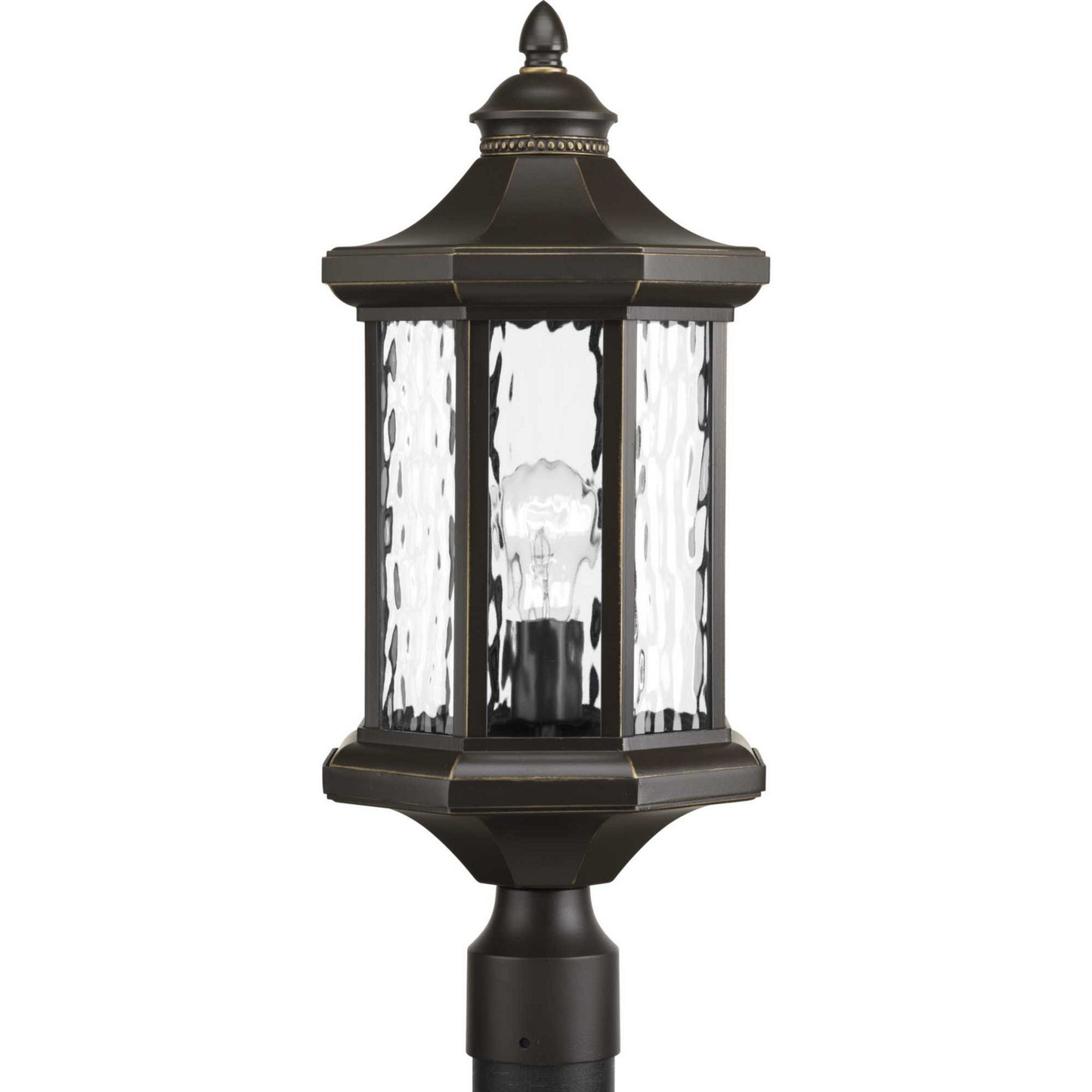 Edition One Light Post Lantern in Antique Bronze
