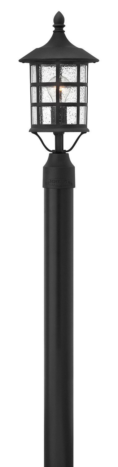 Freeport LED Post Top or Pier Mount Lantern in Black