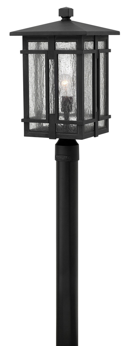 Tucker LED Post Top or Pier Mount Lantern in Museum Black