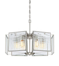 Pivot Chandelier in Satin Platinum