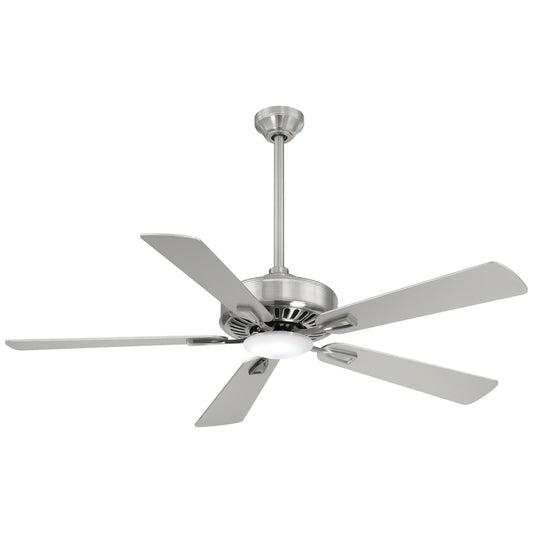 Contractor LED 52"Ceiling Fan in Brushed Nickel