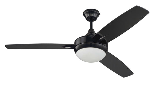 Targas 52" 52" Ceiling Fan in Gloss Black