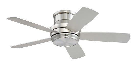 Tempo Hugger 44" 44" Ceiling Fan in Brushed Polished Nickel