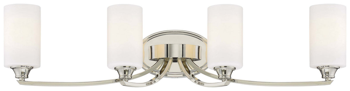 Tilbury Four Light Bath in Polished Nickel