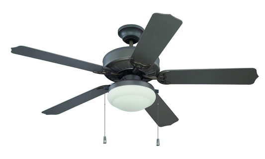 Enduro Plastic with Light Kit 52" Ceiling Fan in Espresso
