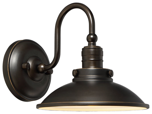 Baytree Lane LED Outdoor Wall Mount in Oil Rubbed Bronze W/Gold Highlights