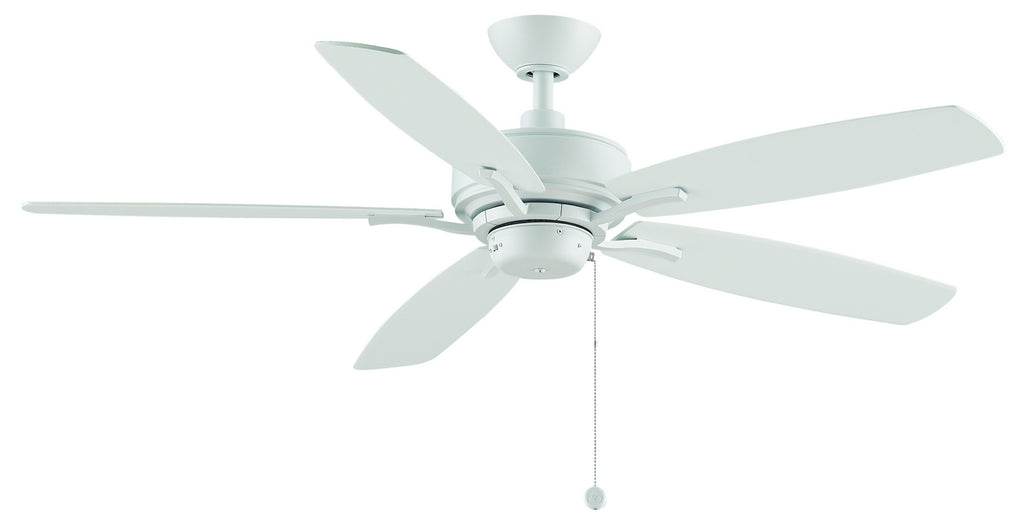 Aire Deluxe 52" Ceiling Fan in Matte White