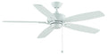 Aire Deluxe 52" Ceiling Fan in Matte White