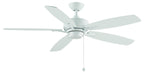 Aire Deluxe 52" Ceiling Fan in Matte White