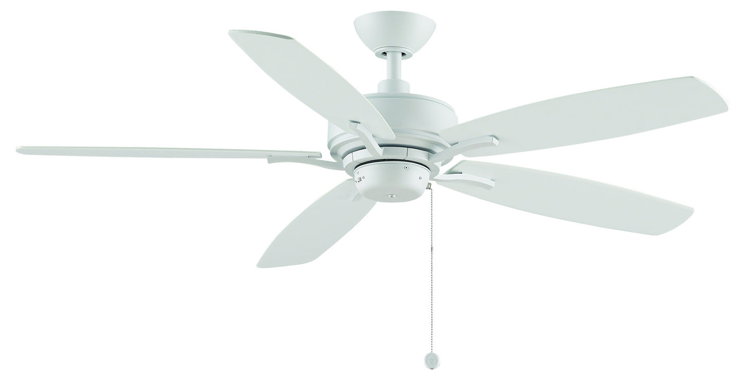 Aire Deluxe 52" Ceiling Fan in Matte White