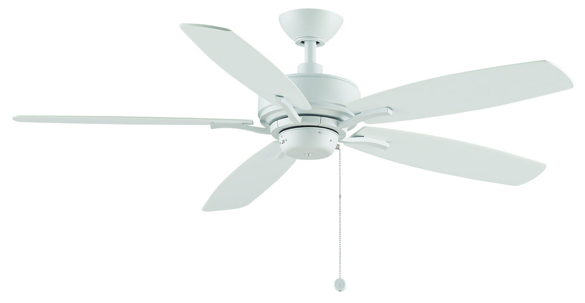 Aire Deluxe 52" Ceiling Fan in Matte White